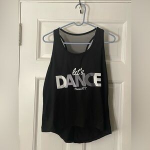 SHEIN Black Crop Tank Top Relaxed Fit